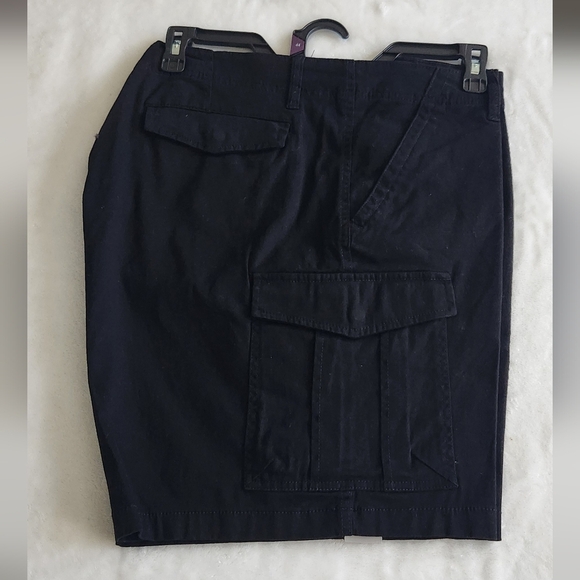 🩳 George Men’s Black Cargo Shorts – Size 44, NWT, 10” Inseam, Comfort Flex - Picture 11 of 14
